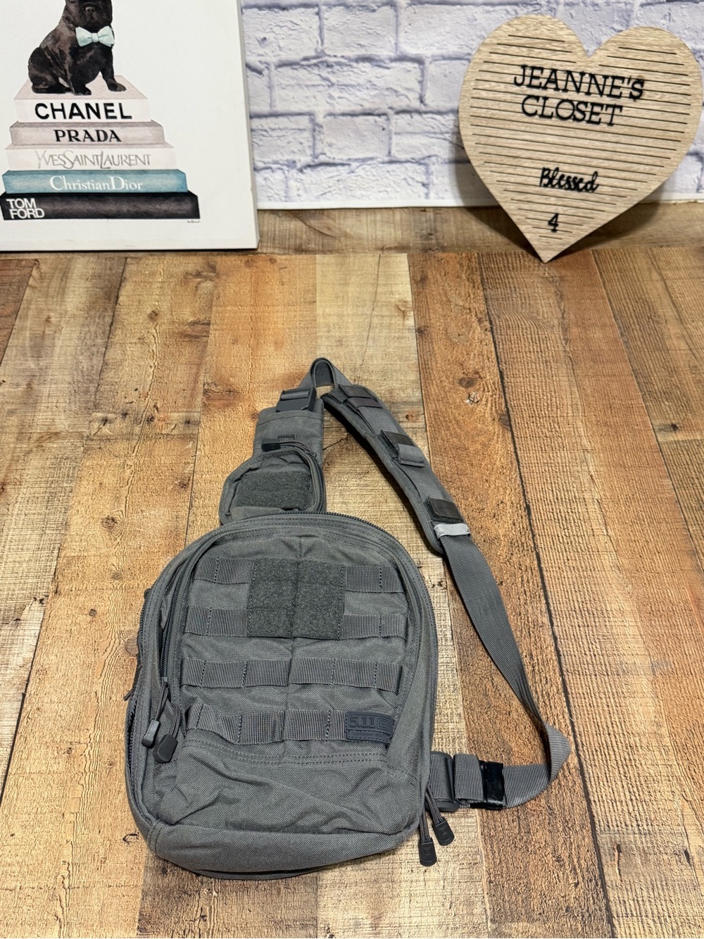 5.11 Tactical Rush MOAB 6 Sling Bag One Size Storm Gray